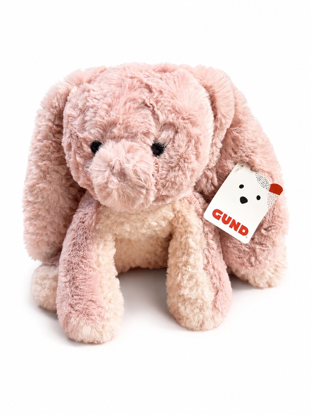 GUND Blush Pink Plush Bunny with Floppy Ears